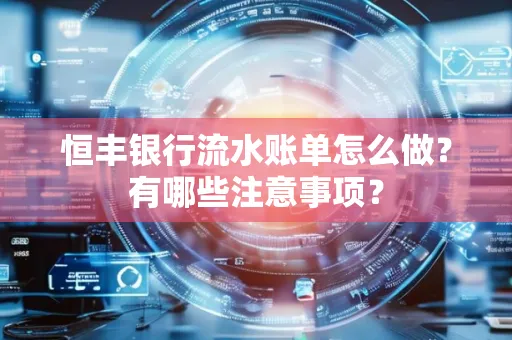 恒丰银行流水账单怎么做？有哪些注意事项？