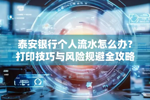 泰安银行个人流水怎么办?打印技巧与风险规避全攻略