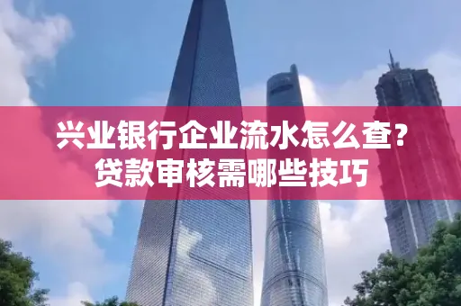 兴业银行企业流水怎么查?贷款审核需哪些技巧