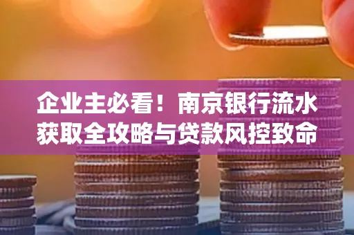 企业主必看！南京银行流水获取全攻略与贷款风控致命盲点解析]