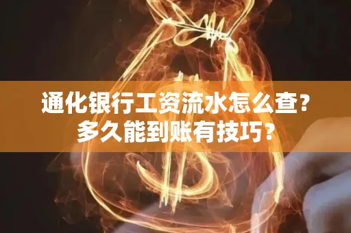 通化银行工资流水怎么查?多久能到账有技巧?