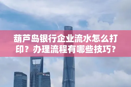 葫芦岛银行企业流水怎么打印?办理流程有哪些技巧?