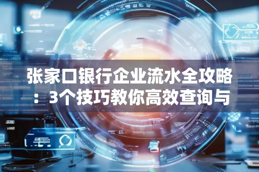 张家口银行企业流水全攻略:3个技巧教你高效查询与风险规避