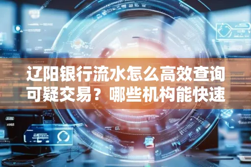辽阳银行流水怎么高效查询可疑交易?哪些机构能快速分析账单风险?
