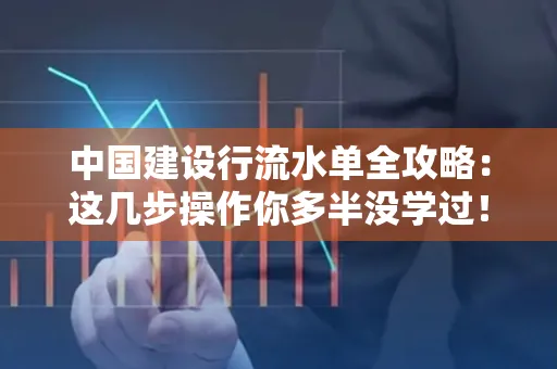中国建设行流水单全攻略:这几步操作你多半没学过!